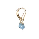 Earrings | London Blue Cubic Zirconia Drops In 14ct