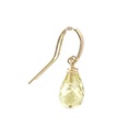 Earrings | Lemon Quartz Drops On 9ct Gold Hooks