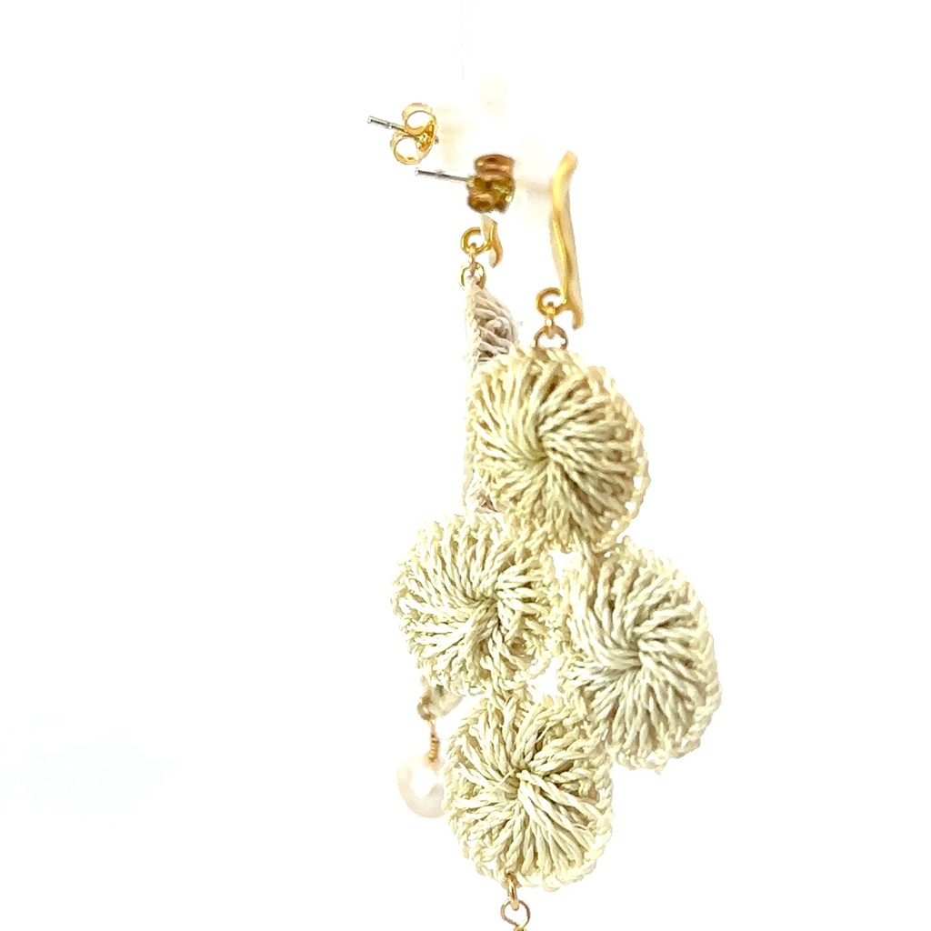 Malalo Breeze Earrings Gold by Bilum & Bilas