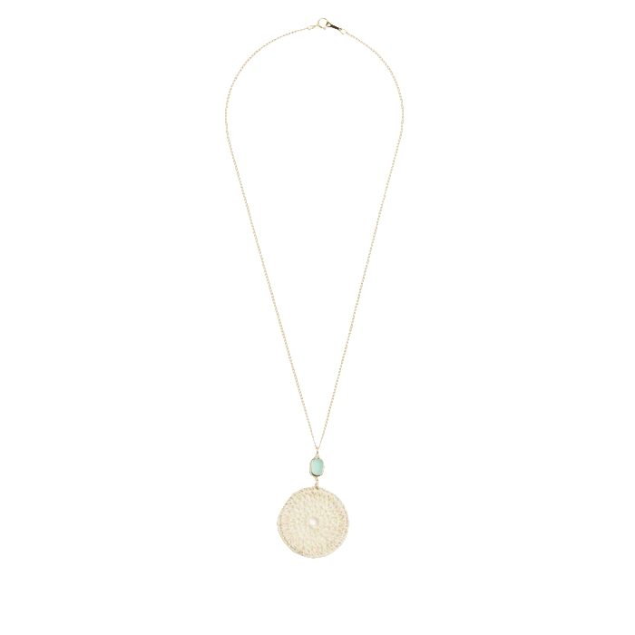 Kala Green Necklace by Bilum & Bilas