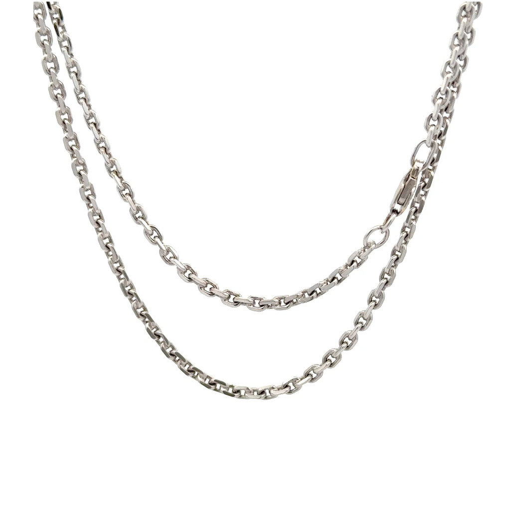Necklace | Heavy White Gold 18K