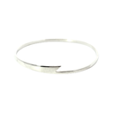 Lightning Strike Bangle In Sterling Silver