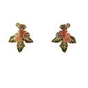 Berries Enamel Earrings