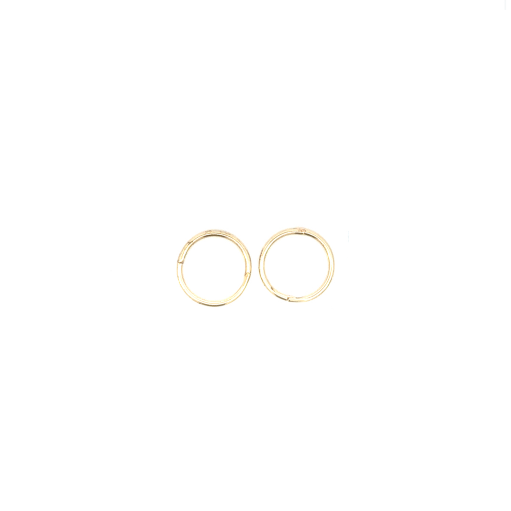 Sleeper Earrings | 9K Yellow Gold Hoop 10mm