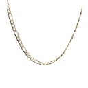 Figaro Chain In Sterling Silver 4mm Width