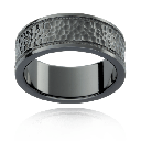 Galactic Grit Black Zirconium Band