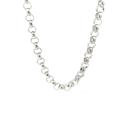 Silver Belchor Chain Necklace In 40cm Length