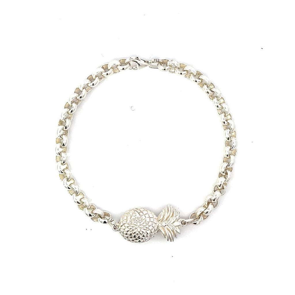 Sterling Silver Pineapple Bracelet