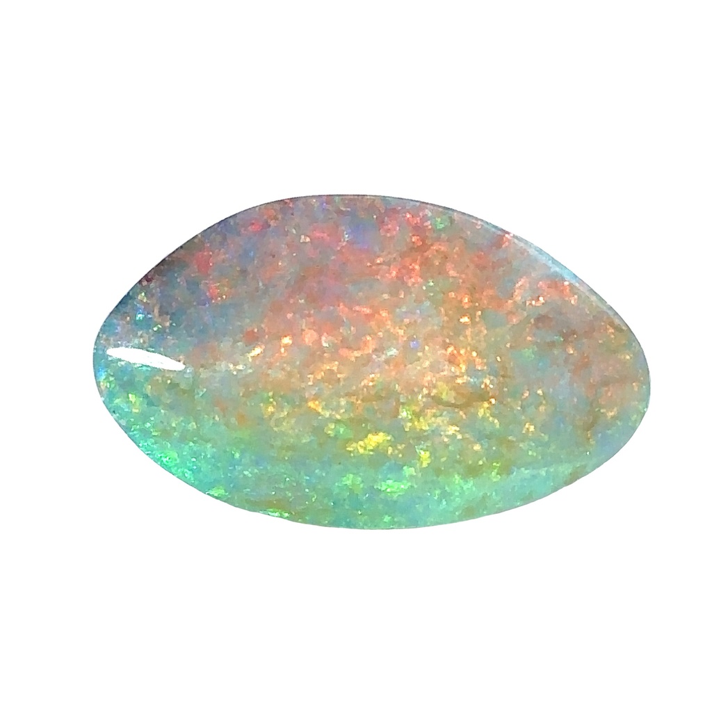 Sunset Serenade: Captivating Azure Waters in Boulder Opal