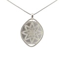 Large Sterling Silver Goroka Basket Pendant