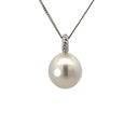 South Sea Pearl Rope Pendant In 9KWG