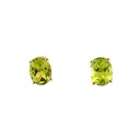 Peridot Stud Earrings| 14ct