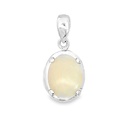 Opal Pendant Set In Sterling Silver