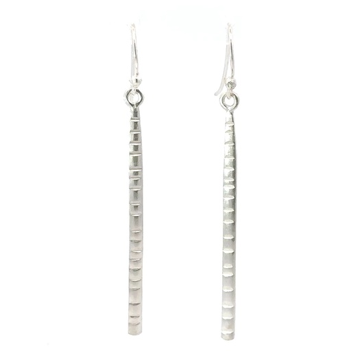 [29273] Long Bar Drop With Etched Surface On Hooks