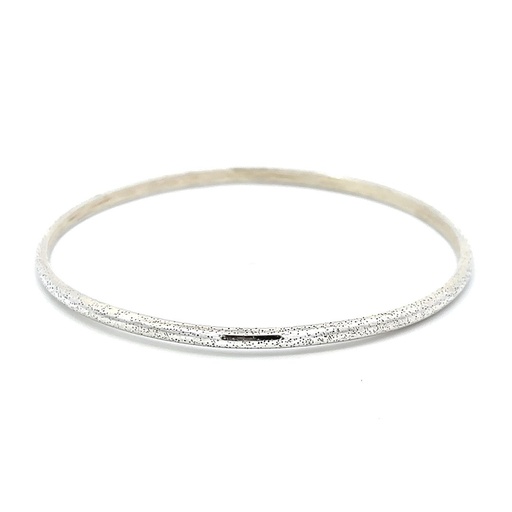 [29771] Bangle With Dots In Sterling Silver