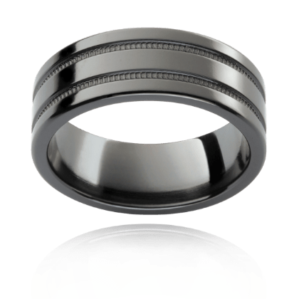 Luminary Luxe Black Zirconium Ring