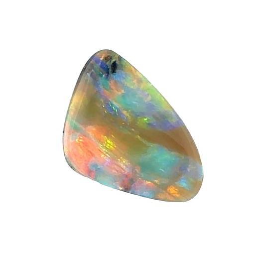 [000924] Radiant Coral, Aqua & Blue Opal Gemstone 14.33 Carat