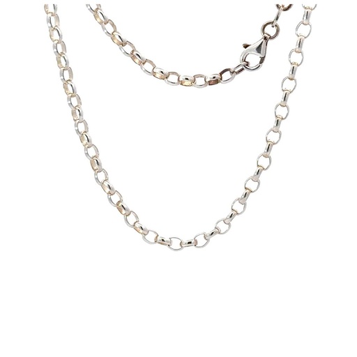 [25816STSN] Belcher Chain In Sterling Silver 55cm