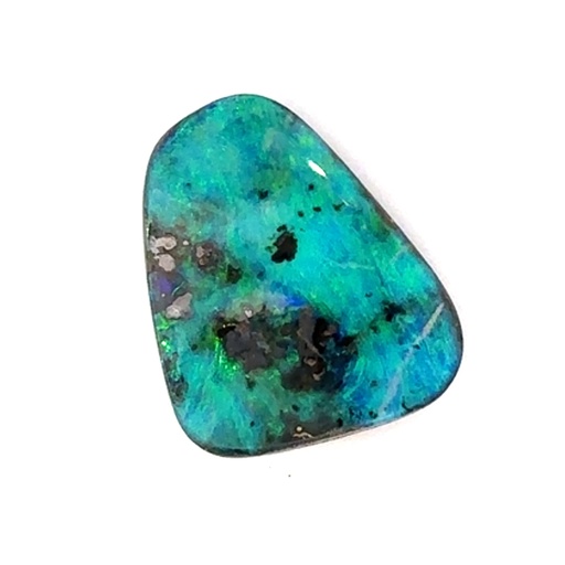 [001807] Solid Opal | Aqua Blue