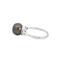 Pearl Ring | Bold Elegance Black Pearl Ring