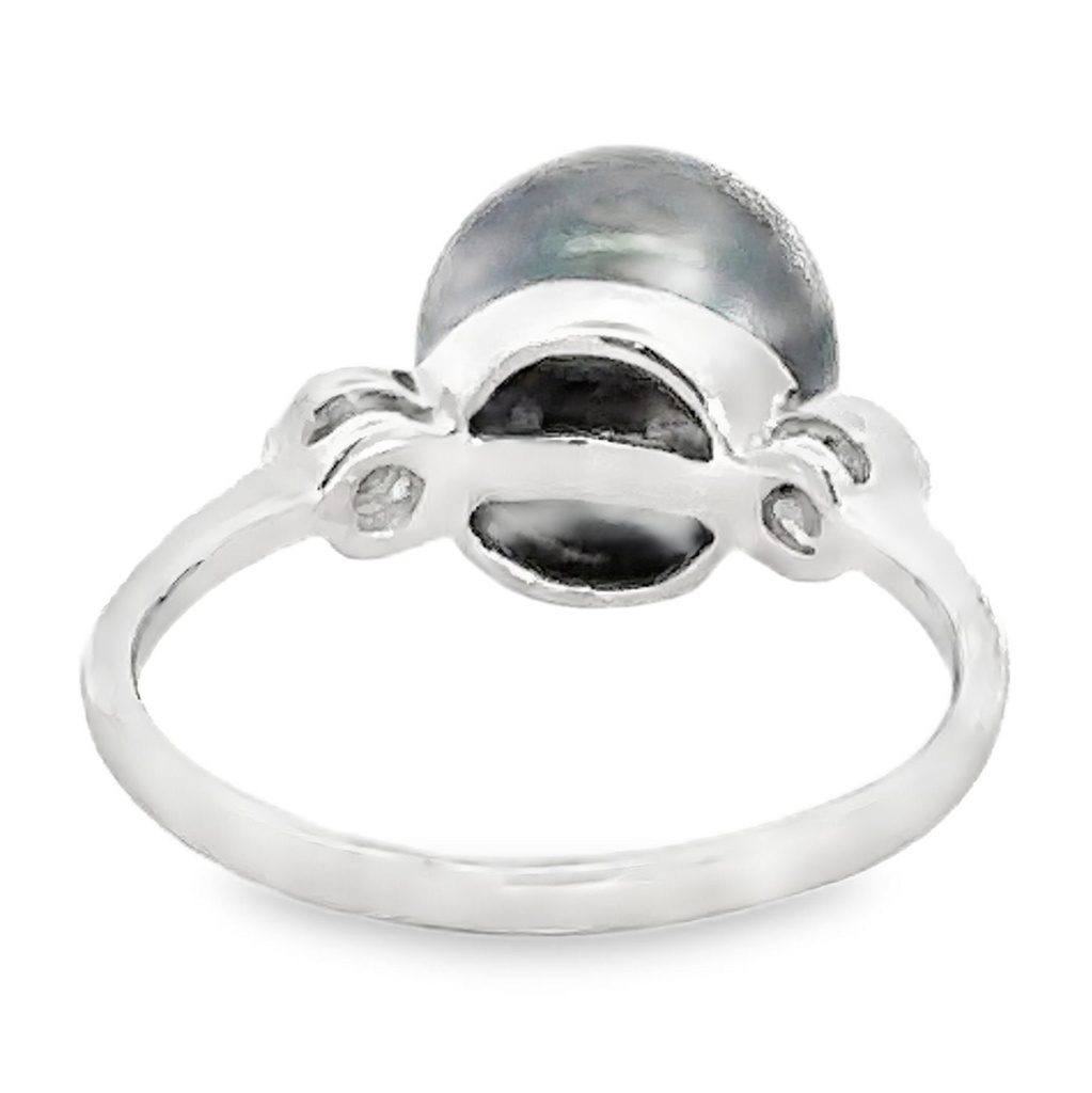 Pearl Ring | Bold Elegance Black Pearl Ring