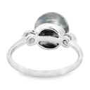 Pearl Ring | Bold Elegance Black Pearl Ring