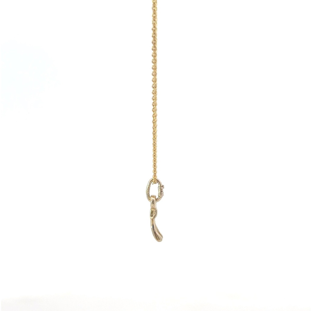 Wishbone Pendant | 9K Yellow Gold