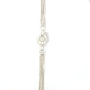 Multi Strand Necklace In Sterling Silver
