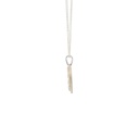 Large Sterling Silver Goroka Basket Pendant