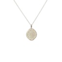 Large Sterling Silver Goroka Basket Pendant