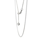 18ct White Gold 47cm Extender Trace Chain