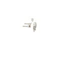 Children Sterling Silver Blue Bird in Hearts Stud Earrings