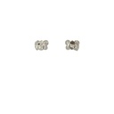 Children Sterling Silver Enamel Polkadot Butterfly Studs