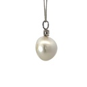 South Sea Pearl Pendant With Diamond In 9KWG