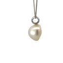 South Sea Pearl Double Blade Pendant In 9KWG