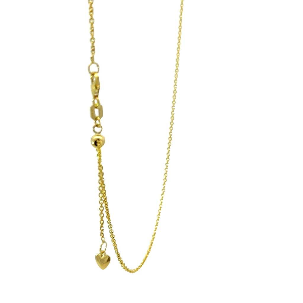 9carat Gold Slider Chain
