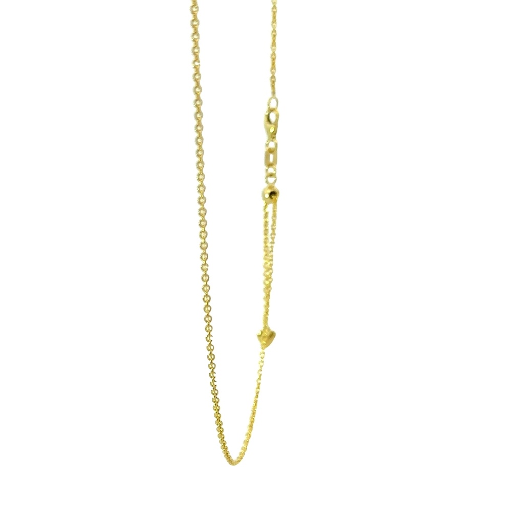9carat Gold Slider Chain