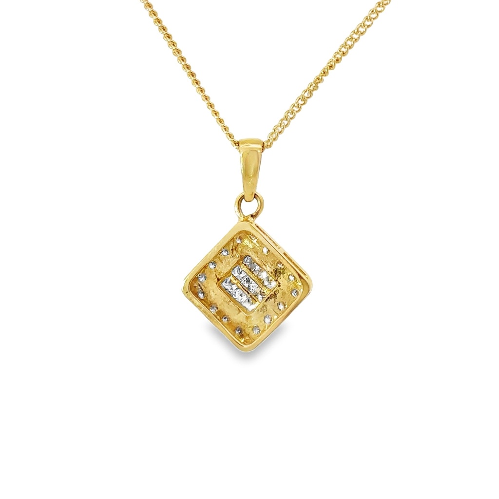 Diamond Pendant | Square Shape