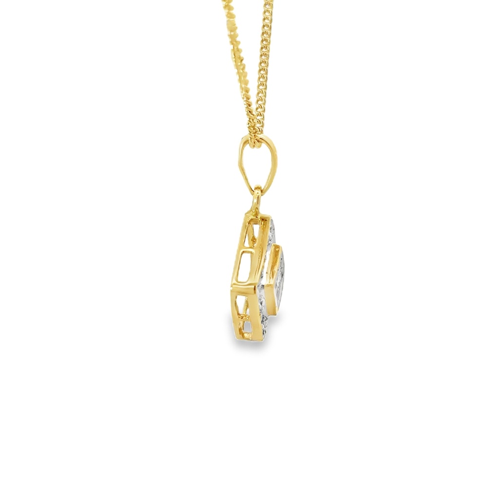 Diamond Pendant | Square Shape