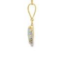 Opal and Diamond Pendant | Oval