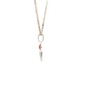 Petals Sterling Silver New Best Friend Moon Necklace