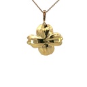 Diamond Flower Pendant | 18ct Yellow Gold