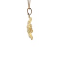 Diamond Flower Pendant | 18ct Yellow Gold