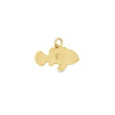 Clownfish Pendant In 9K Yellow Gold