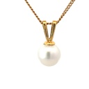 South Sea Pearl Pendant 18ct Gold with Diamonds