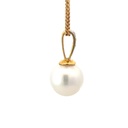 South Sea Pearl Pendant 18ct Gold with Diamonds