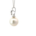 South Sea Pearl Pendant With Articulated Diamond In 18ct WG