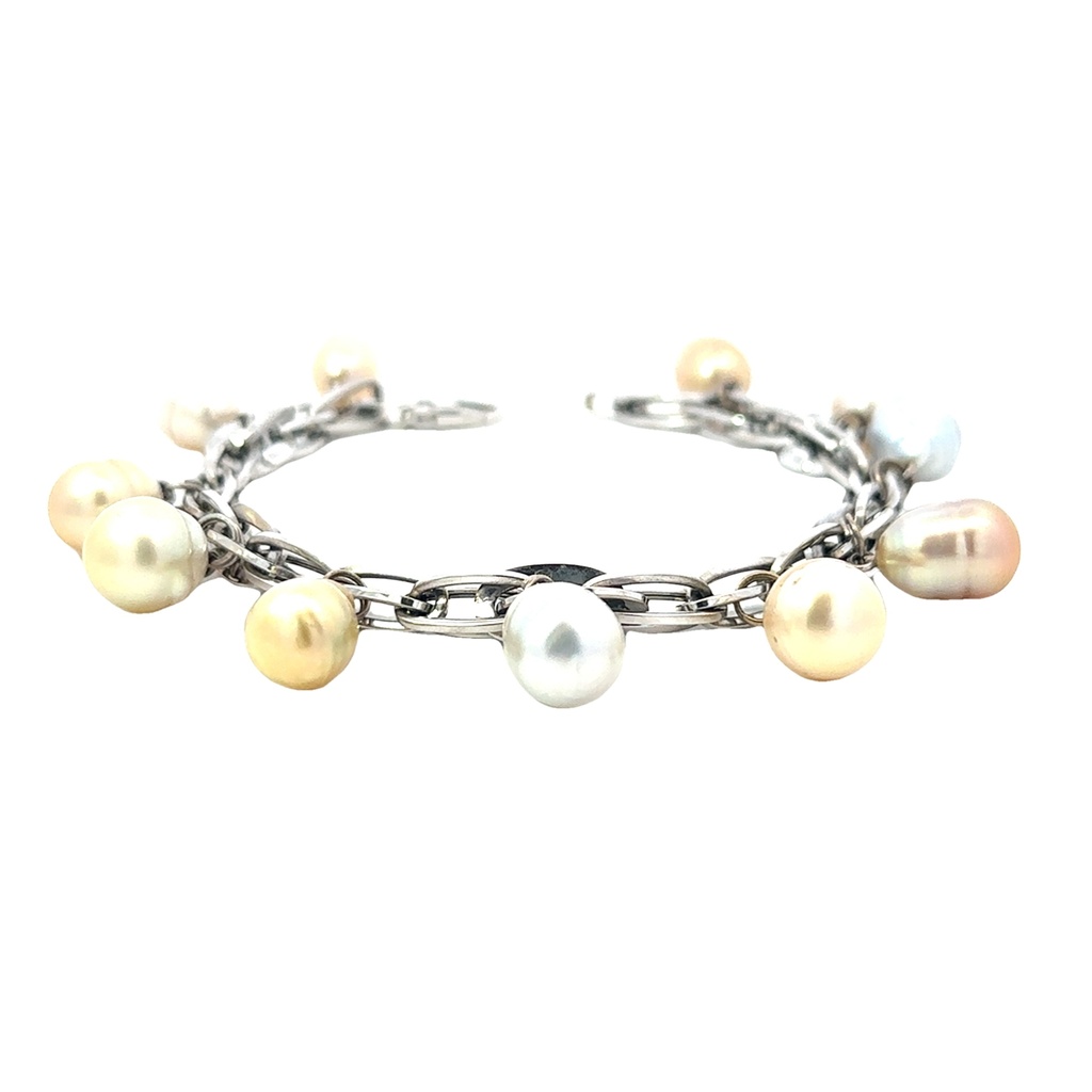 South Sea Pearl Bracelet 18ct White gold