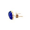 Lapis Stud Earrings| 14ct