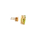 Peridot Stud Earrings| 14ct
